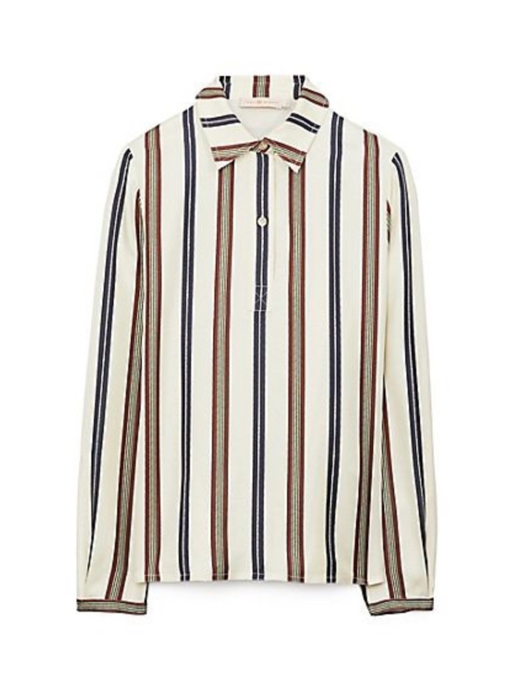 Tory Burch Striped Silk Shirt